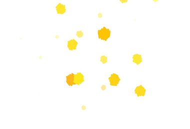 Açık kırmızı, soyut şekilli sarı vektör dokusu. Renkli rastgele şekillerle modern soyut illüstrasyon. Duvar kağıtları için zarif tasarım.