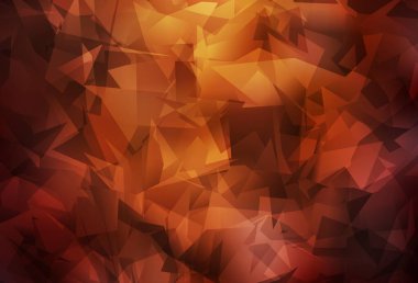 Açık kırmızı vektör soyut mozaik desen. Zarif üçgenleri olan soyut çizimler. İşiniz için yepyeni bir tasarım..