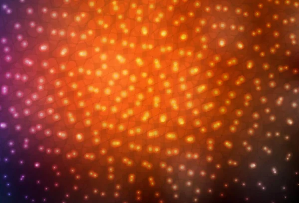 Dunkelroter Vektorhintergrund Mit Flecken Illustration Mit Einer Reihe Leuchtender Farbenfroher — Stockvektor