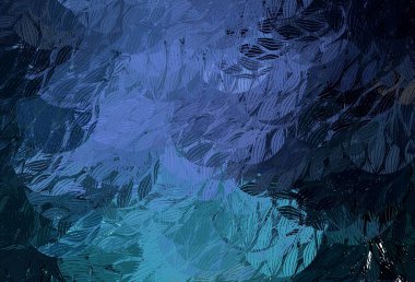 Açık mavi, soyut şekilli yeşil vektör dokusu. Soyut gradyan şekilli basit renkli çizimler. Bir cep telefonu için arka plan.