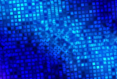 Çokgen biçiminde hafif BLUE vektör arkaplanı. Dikdörtgenleri ve kareleri olan güzel bir çizim. Reklamınız, posteriniz, afişiniz için en iyi tasarım.