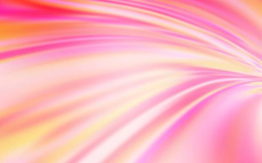 Açık pembe, sarı vektör renkli bulanık arkaplan. Soyut renkli gradyan çizimi. Bir cep telefonu için arka plan.