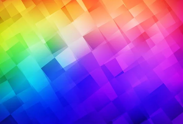 Donkere Multicolor Vector Lay Out Met Lijnen Rechthoeken Abstracte Gradiënt — Stockvector