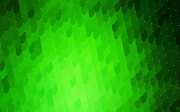 Светло Зеленый Вектор Низкий Фон Полюсов Образец Многоугольной Конструкцией Иллюстрация — стоковый вектор