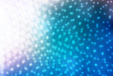 Kabarcıklı hafif BLUE vektör arkaplanı. Bulanık yağmur damlaları olan soyut bir çizim. Duvar kağıtlarının dokusu için desen.