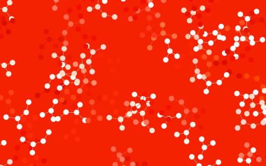 Yapay zeka yapısına sahip hafif turuncu vektör şablonu. Parlak renkli bir illüstrasyon ve yapay zekanın gerçek yapısı. Poster ve teknoloji sembolü.