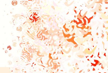 Açık yeşil, soyut şekilli kırmızı vektör dokusu. Modern tarzda değişen renkli kaotik formlar. Kartvizitiniz için modern tasarım.