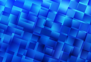 Eşkenar dörtgenli hafif BLUE vektör şablonu. Dikdörtgenli soyut gradyan çizimi. Reklamlar için desen.