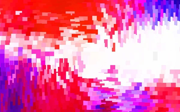 Světle Modrá Červené Vektorové Pozadí Obdélníky Třpytivé Abstraktní Ilustrace Obdélníkovými — Stockový vektor