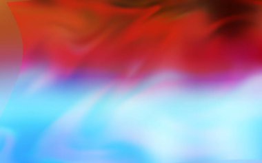 Açık mavi, kırmızı vektör soyut parlak şablon. Parlak renkli bir illüstrasyon. İşiniz için en iyi bulanık tasarım..
