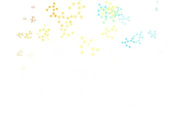 Açık mavi, sarı vektör arkaplan ve yapay zeka formları. Yapay zeka bağlantılarıyla basit bir şekilde renkli tasarım. Teklif verilerinin tanıtımı için akıllı tasarım.