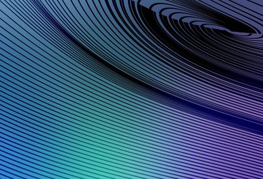 Açık Pembe, çizgileri olan mavi vektör arkaplan. Basit çizgilerle renkli gradyan çizimi. Broşürler, broşürler için doku.