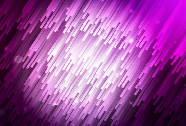 Düz çizgileri olan koyu pembe vektör arkaplan. Renkli çubuklarla, soyut çizimler. Reklam, kitapçıklar, broşürler için desen.