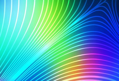 Açık mavi, tekrarlanan çubuklu yeşil vektör şablonu. Soyut şablon üzerinde çizgileri olan renkli, parlak bir illüstrasyon. İş ilanınız için akıllı tasarım.