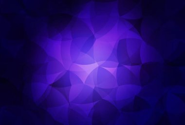 Memphis şekilli koyu mor vektör arkaplan. Soyut gradyan şekilli basit renkli çizimler. Kartvizitiniz için modern tasarım.