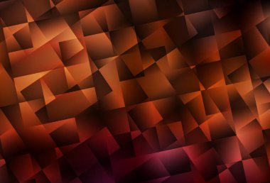 Koyu kırmızı vektör üçgen arka plan. Soyut ve üçgenli renkli çizimler. İş tasarımınız için yepyeni bir tarz.