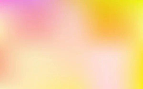 Lichtroze Gele Vector Abstract Vervaging Patroon Waas Kleurrijke Illustratie Gloednieuwe — Stockvector