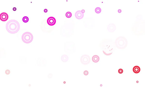 Viola Chiaro Texture Vettoriale Rosa Con Dischi Bella Illustrazione Colori — Vettoriale Stock