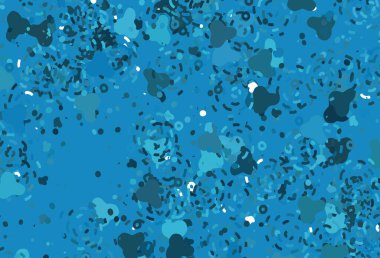 Kaotik şekilli açık mavi vektör şablonu. Soyut gradyan şekilli basit renkli çizimler. İşiniz için en iyi akıllı tasarım.