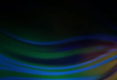 Koyu mavi vektör soyut bulanık arkaplan. Renkli soyut çizimler ve gradyan. Tasarımının yeni yolu.