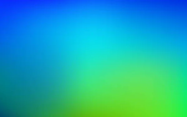 Ανοιχτό Μπλε Πράσινο Διάνυσμα Θολό Μοτίβο Θολή Πολύχρωμη Απεικόνιση Ολοκαίνουργιο — Διανυσματικό Αρχείο