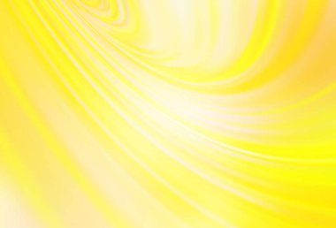 Açık sarı vektör bulanık ve renkli desen. Gradyan tasarımlı, soyut, ışıltılı çizimler. İş tasarımınız için yeni biçim.