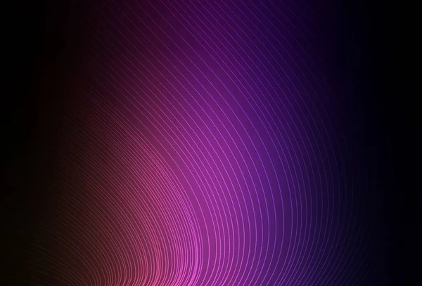 Dark Purple Patrón Vectorial Rosa Con Líneas Nítidas Ilustración Abstracta — Vector de stock