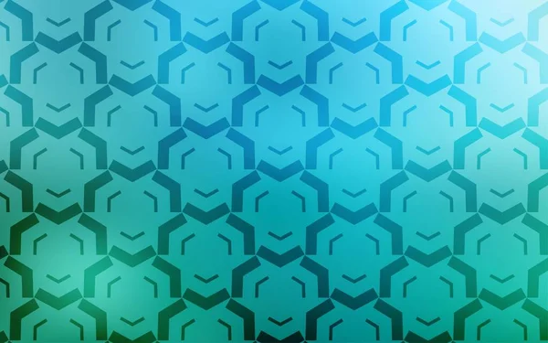 Bleu Clair Fond Vectoriel Vert Avec Des Lignes Irisées Illustration — Image vectorielle