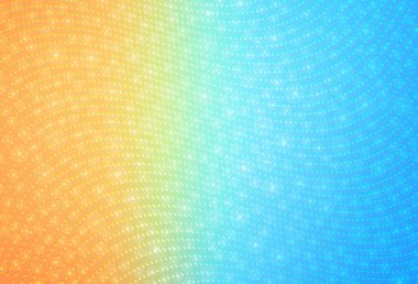 Açık mavi, kırmızı vektör, renkli su damlaları olan soyut çizimler. Bulanık dekoratif tasarım baloncuklu soyut tarzda. Broşürler, broşürler için temel