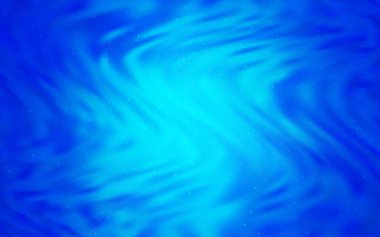 Galaksi yıldızlı hafif Mavili vektör arkaplanı. Parlak astronomik yıldızlı parlak renkli çizimler. Reklamınız, posteriniz, afişiniz için en iyi tasarım.