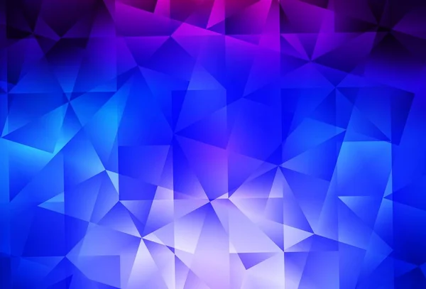 Rosa Oscuro Vector Azul Patrón Poligonal Abstracto Muestra Geométrica Triangular — Vector de stock