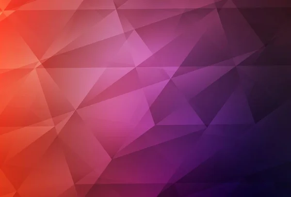 ライトピンク レッドベクトル低ポリ背景 グラデーションのエレガントな明るい多角形のイラスト あなたのウェブサイトのための新しいテクスチャ — ストックベクタ