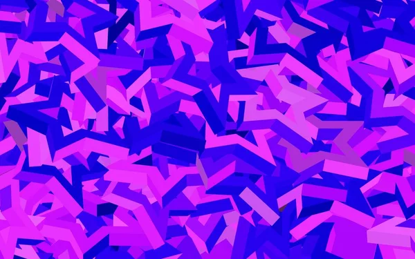 Light Purple Pink Vector Template Sky Stars Stars Blurred Abstract — Stock Vector