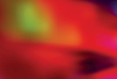 Koyu yeşil, kırmızı vektör soyut arkaplan. Renkli soyut çizimler ve gradyan. İşiniz için en iyi bulanık tasarım..