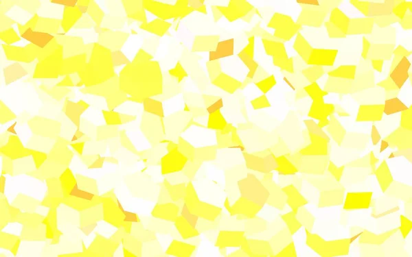 Light Green Yellow Vector Background Set Hexagons Colorful Hexagons Blur — Stock Vector
