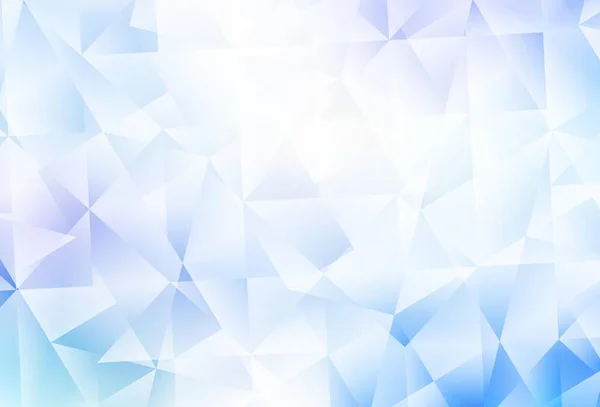 Hellrosa Blauer Vektor Mit Niedrigem Poly Hintergrund Elegante Helle Polygonale — Stockvektor