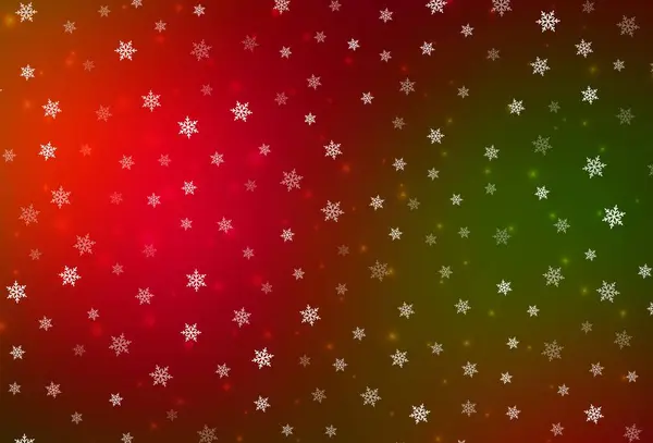 Sötétzöld Piros Vektor Minta Karácsonyi Stílusban Intelligens Illusztráció Lejtős Karácsonyi — Stock Vector
