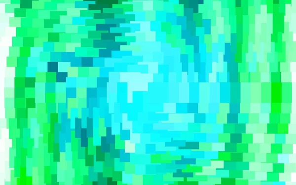 Світло Зелений Векторний Малюнок Квадратному Стилі Прямокутники Абстрактному Тлі Барвистим — стоковий вектор