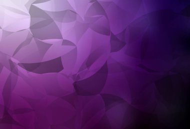 Koyu pembe vektör düşük poli düzeni. Çokgen şekilli bir örnek. Web siteniz için yeni bir doku.