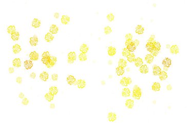 Açık yeşil, soyut şekilli sarı vektör dokusu. Modern tarzda değişen renkli kaotik formlar. Web siteniz için basit tasarım.