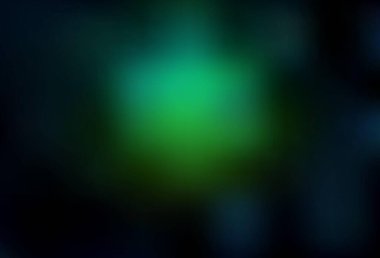 Koyu mavi, yeşil vektör parlak soyut arkaplan. Gradyan ile modern soyut çizim. Web siteniz için bulanık tasarım.