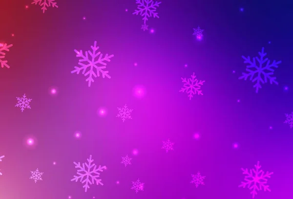 Violet Clair Motif Vectoriel Rose Dans Style Noël Formes Abstraites — Image vectorielle