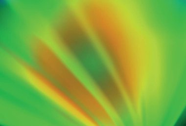 Açık yeşil, sarı vektör soyut bulanık düzen. Yaratıcı illüstrasyon, yarım tonlu ve eğimli. Tasarımlar için arka plan.