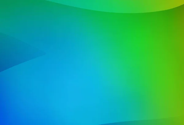Hellblauer Grüner Vektor Glänzender Abstrakter Hintergrund Eine Elegante Helle Illustration — Stockvektor