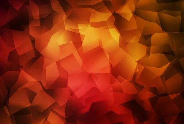 Σκούρο Κόκκινο Διάνυσμα Πολύγωνο Αφηρημένο Φόντο Πολύχρωμη Απεικόνιση Πολυγωνικό Στυλ — Διανυσματικό Αρχείο