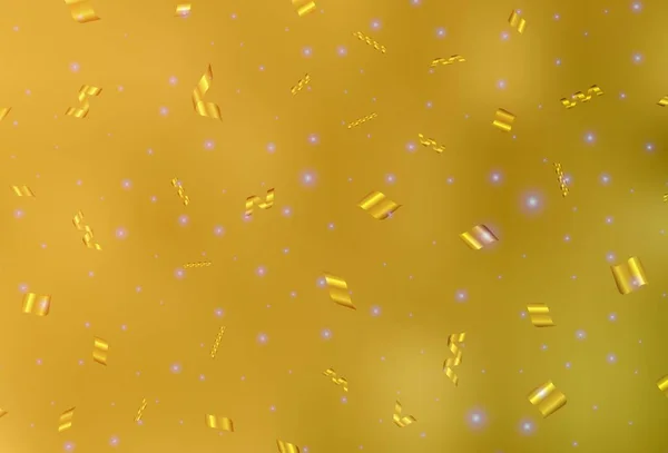 Темно Желтый Векторный Узор Рождественском Стиле Абстрактная Градиентная Иллюстрация Красочными — стоковый вектор