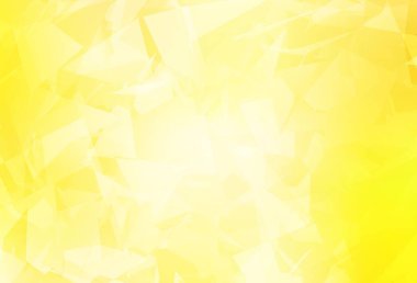 Soyut çokgonalli açık sarı vektör arkaplanı. Soyut gradyan şekilli basit renkli çizimler. Duvar kağıtları için zarif tasarım.