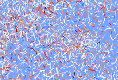 Düz çizgileri olan hafif turuncu vektör düzeni. Çizgilerle modern geometrik soyut çizim. Reklamınız, posteriniz, afişiniz için en iyi tasarım.