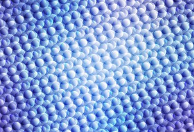 Açık Pembe, noktalı mavi vektör arkaplanı. Parlak renkli soyut çemberlerin olduğu bir resim. Reklamlar, broşürler için desen.