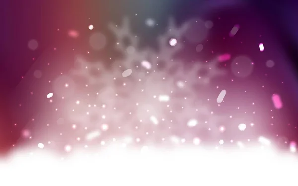 Векторний Шаблон Сніжинками Декоративна Блискуча Ілюстрація Снігом Абстрактному Шаблоні Шаблон — стоковий вектор